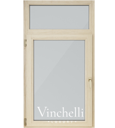 Одностворчатое окно с глухой фрамугой Винчелли