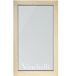 Одностворчатое глухое окно из сосны Винчелли