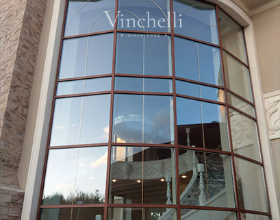 большие панорамные окна производства Vinchelli
